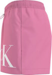 Pánské plavky SHORT DRAWSTRING KM0KM00967 TFZ růžové Calvin Klein