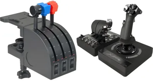 Logitech G Saitek Pro Flight Throttle Quadrant + X56 Hotas / Ovladače pro flight simulátory