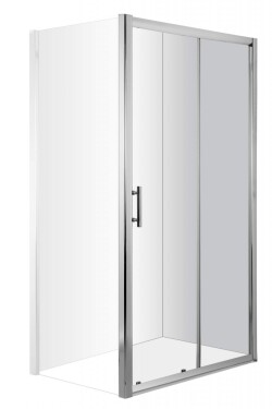 DEANTE - Cynia chrom - Sprchové dveře, zapuštěné, 110 cm - posuvné KTC_011P