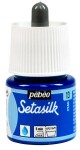 Pébéo Barva na hedvábí Setasilk 45 ml - modrá cyan 13