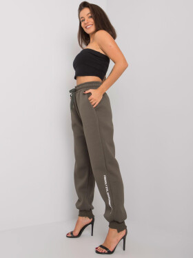 Dámské tepláky 7237.81 tmavá khaki - FPrice khaki L/XL