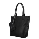 Elegantní shopper kabelka na rameno Darcia, černá