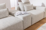Pohovka Bastia 1,5BL+panel+1,5BP látka: Castel 39