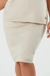 Italian Fashion Stella midi barva: béžová 2XL