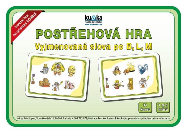 Postřehová hra - Vyjmenovaná slova BLM - Petr Kupka
