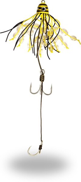 Black Cat Chobotnička Battle Teaser Žlutá/Černá 160g,Black Cat Chobotnička Battle Teaser Žlutá/Černá 160g