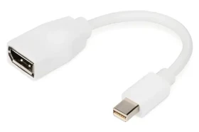 Digitus / Redukce DisplayPort / mini DP - DP / 0,15 m / bílá (DB-340405-001-W)