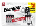 Alkalické mikrotužkové baterie AAA 8ks - Energizer Max