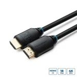 MicroConnect HDMI 4K 1.5m černá / Propojovací kabel / HDMI Typ A – HDMI Typ A / HDR10 (MC-HDM19191.5V2.0)