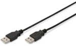 Digitus AK-300101-010-S černá / USB kabel / USB-A / 1 m (AK-300101-010-S)