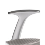 Dětská židle, výškově nastavitelná, šedá síťovina, KA-C806 GREY