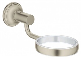 GROHE - Essentials Authentic Držák skleničky/mýdelníku, kartáčovaný nikl 40652EN1