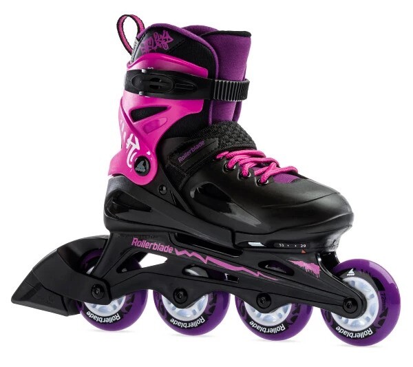Kolečkové brusle Rollerblade FURY G Black/Pink Velikost EUR: 36.5-40.5
