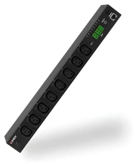 Lindy IPower Switch Classic 8 32657 černá / PDU / 8x C13 / 19” / 20A / 3120W (32657)
