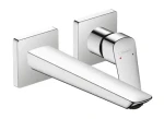 Hansgrohe Logis - Umyvadlová baterie Fine pod omítku | 2-otvorová instalace | EcoSmart | chrom (71256000)