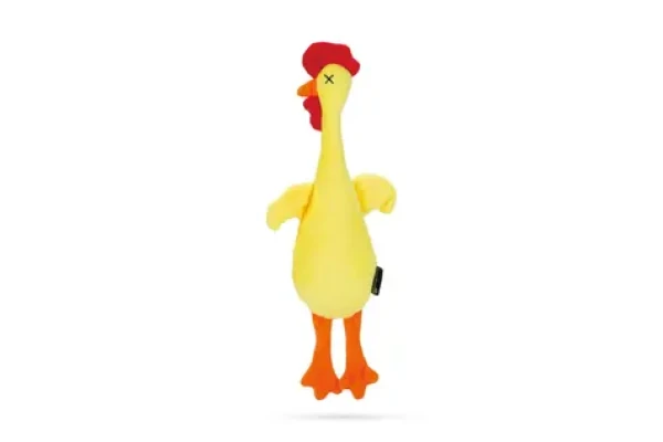 Beeztees plyšová pískací kuře 40 cm / Hračka pro psy (KF-619955)