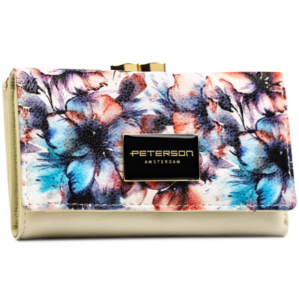 Módní dámská kožená peněženka Peterson Anista, modrá