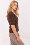 Svetr s krátkým rukávem model 216782 Factory Price M/L