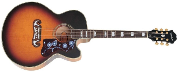 Epiphone J-200 EC Studio - Vintage Sunburst