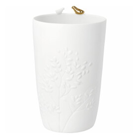 Räder Porcelánová váza Pair of Birds, bílá barva, porcelán