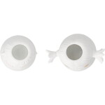 Räder Set mini váziček Family, bílá barva, porcelán