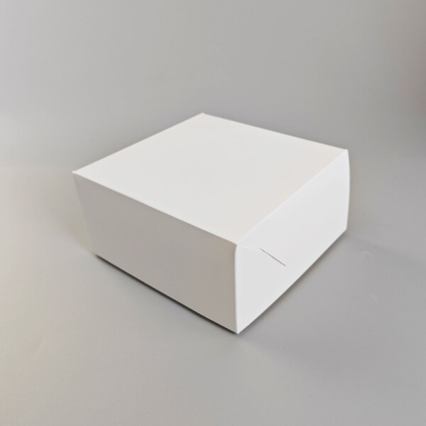 Cake star dortová krabice JOY bílá nepromastitelná 20x20x10cm