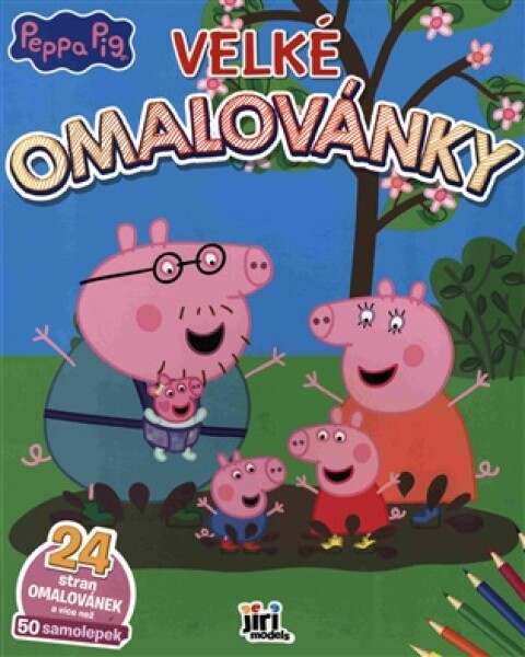 Velké omalovánky Prasátko Peppa