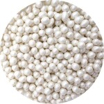 Cukrovo-rýžové perly bílé perleťové 7mm 80g - I LOVE CAKES