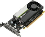 PNY NVIDIA Quadro T1000 / nVidia Quadro T1000 / 4GB GDDR6 / PCIe x16 3.0 / 4x mini DP / 50W (VCNT1000-SB)