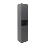 Koupelnová skříňka vysoká SAT Feel 36x165x32 cm antracit mat SATFEELV36ANT SATFEELV36ANT