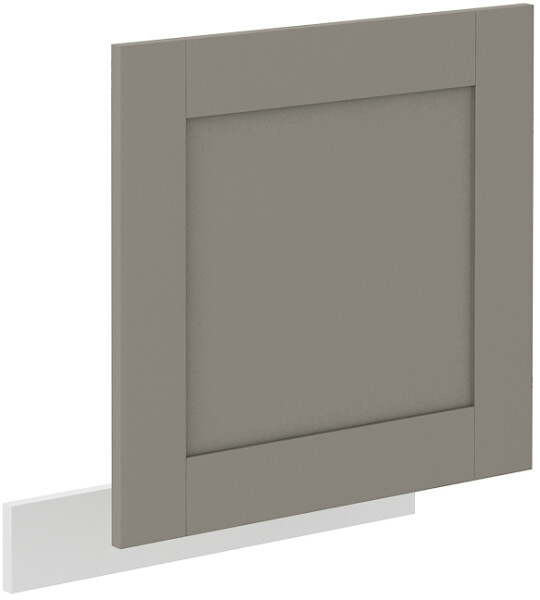Dvířka na vestavnou myčku nádobí Luna ZM 570x596 Barva korpusu: Bílá, Barva dvířek: Clay Grey
