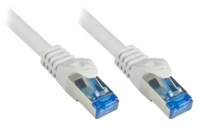 Good Connections Cat.6A S/FTP šedý / Patch kabel / RJ-45 / 1 m / 500 MHz / 10 Gbit/s / bezhalogenový (8060-SF010)
