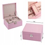 Verk Elegantní šperkovnice a organizér na bižuterii - růžová