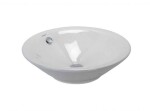 DURAVIT - Starck 1 Umyvadlová mísa, průměr 33 cm, s přepadem, WonderGliss, bílá 04083300001