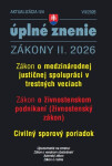 Aktualizácia II/4 2026 – Trestné právo a Civilné spo