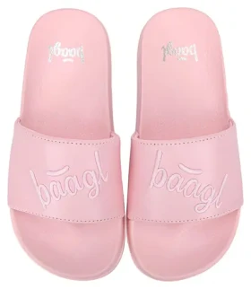 BAAGL Pantofle Logo Pink vel. 35 / Protiskluzová EVA podrážka