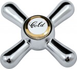 RAV Slezák - Ručka RETRO - studená voda,, Chrom KR1001