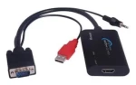 PremiumCord VGA+audio elektronický konvertor na rozhraní HDMI (8592220011062)
