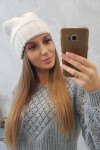 Dámská čepice Danuta K331 light ecru UNI