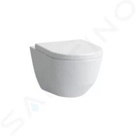 Laufen - Pro Závěsné WC Compact, 490x360 mm, Rimless, s LCC, bílá H8209654000001