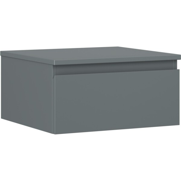 MEXEN/S - Orio koupelnová skříňka pod umyvadlo 50 cm s deskou, 1 šuplík, grafit mat 91A10-05023-1-BFC66