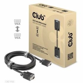 CLUB3D CAC-1703 kabel VGA M/M 3m černá / FHD (CAC-1703)