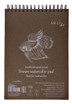 SM.LT Hnědý akvarelový blok SMLT Brown Watercolor Pad A4 280 g, 35 listů