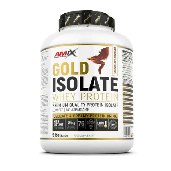 Amix Gold Whey Protein Isolate 2280 g chocolate coconut (17469)