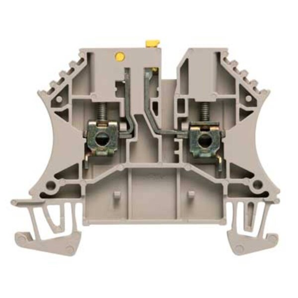 Weidmüller 1855620000-100 zkušební oddělovací řadová svorka šroubovací Tmavě béžová 100 ks