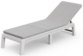 KETER ATLAS (MALLORCA) lehátko s poduškou - bílá/světle šedá