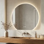 REA - Zrcadlo LED 90cm Fabio HOM-00911