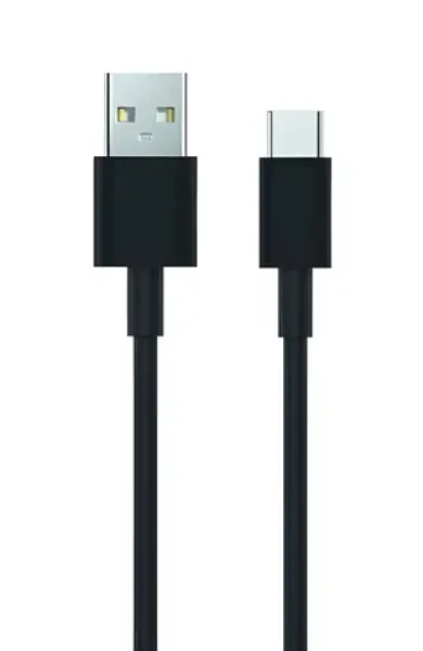2GO černá / Datový kabel / USB-A - USB-C / USB 3.2 Gen 1 / 1 m / 2,4 A (795731)