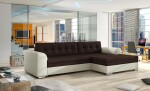Sedací souprava Conforti Provedení: Pravá varianta, látka: Sawana 05 dark grey