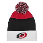 Outerstuff Dětská zimní čepice Carolina Hurricanes NHL Essentials Cuffed Knit W Pom